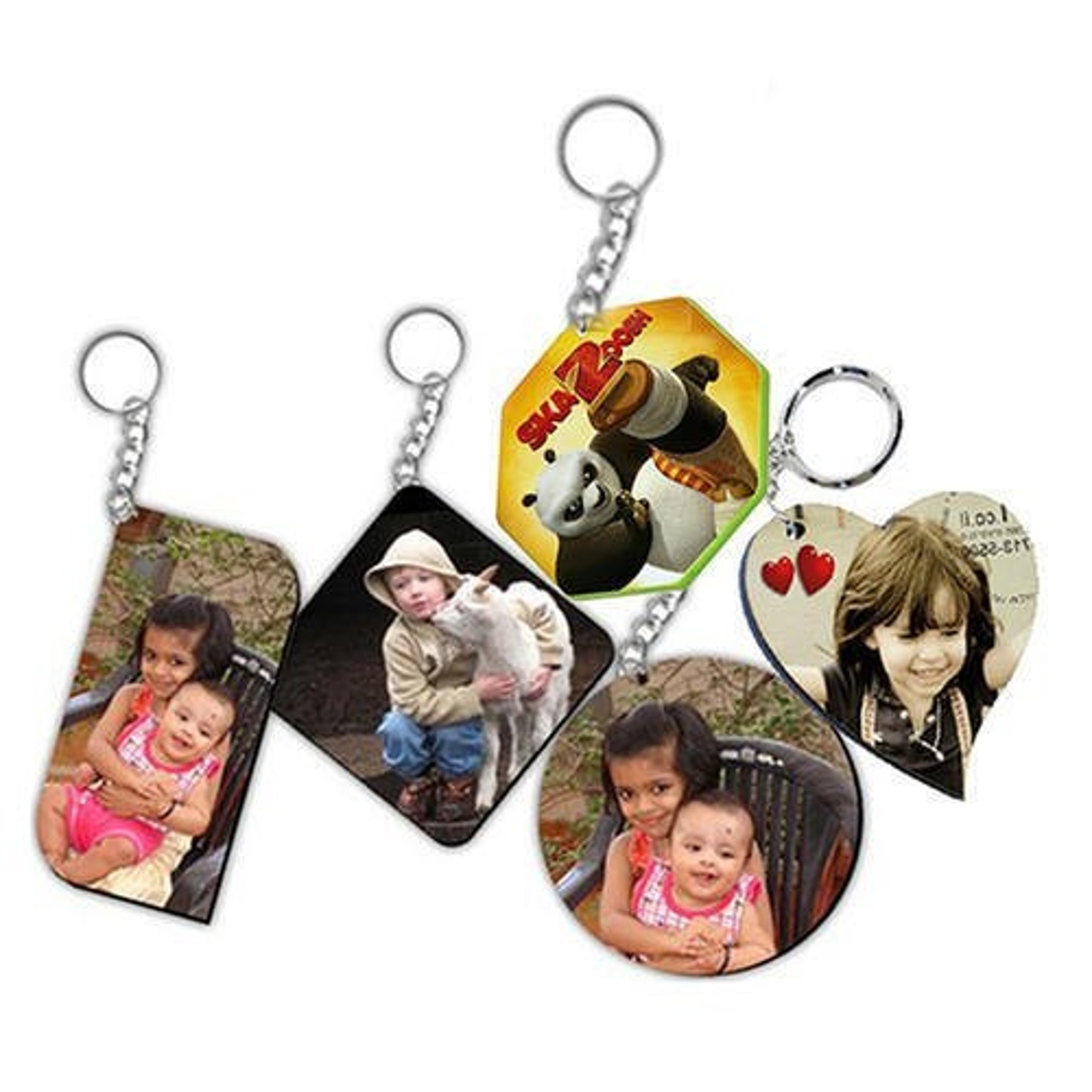 MDF Photo Key Chain